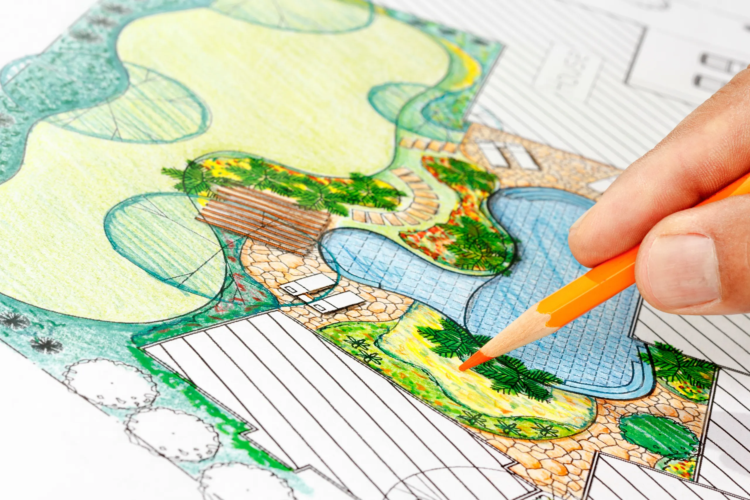 Landscape design concept